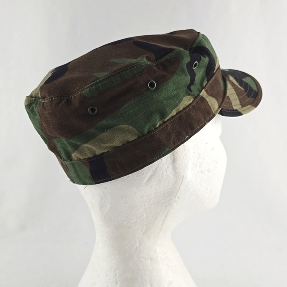 Propper International Women's Cap Fatigue Green Camo Army Cotton Blend Sz 7 1/8 - Picture 5 of 11